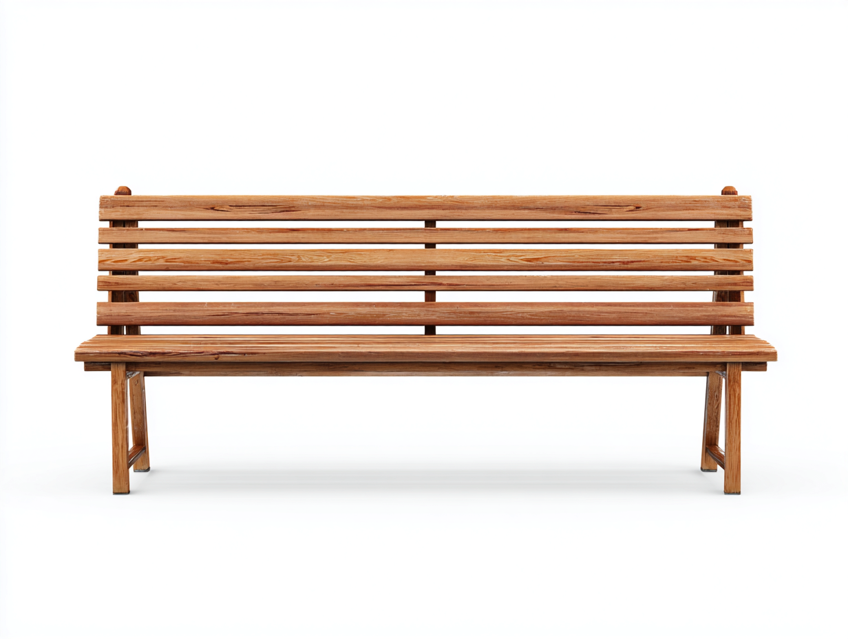 Banc de jardin en bois massif 160x55x85 cm – bois naturel – style épuré extérieur-Homelyilo