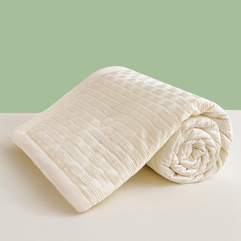 華夫格水洗棉夏涼被