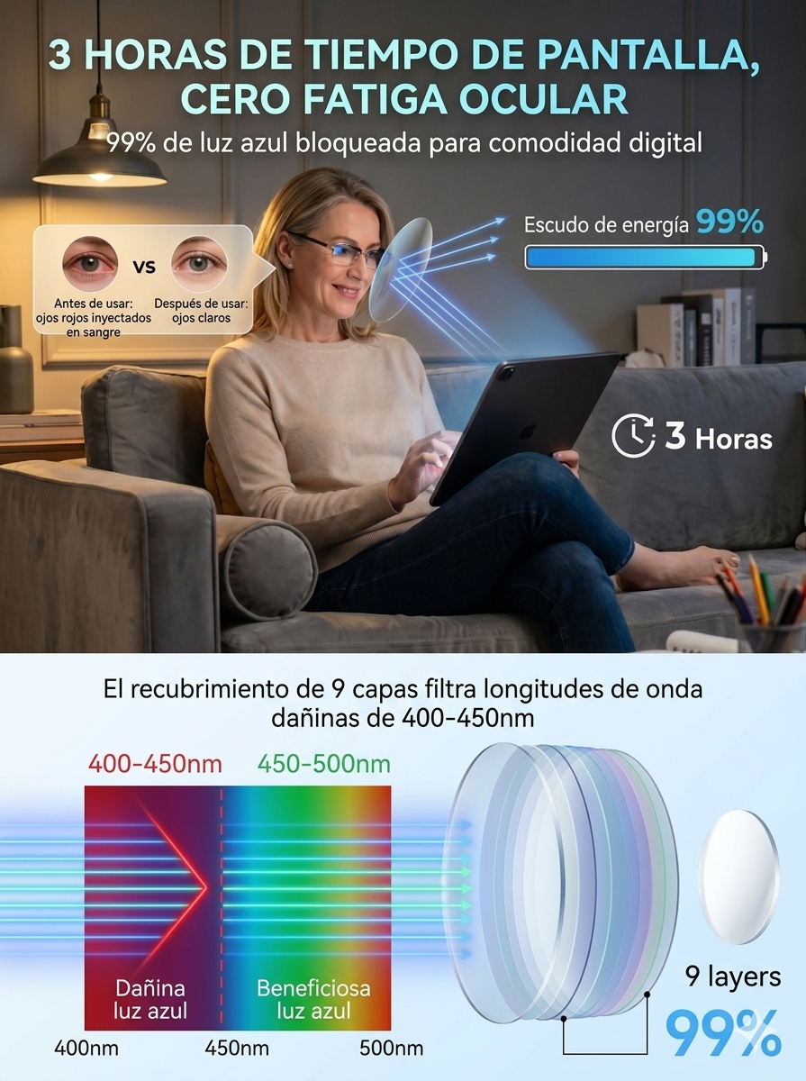 Las gafas que te acompañarán toda la vida: Ultraligeras y con autoenfoque