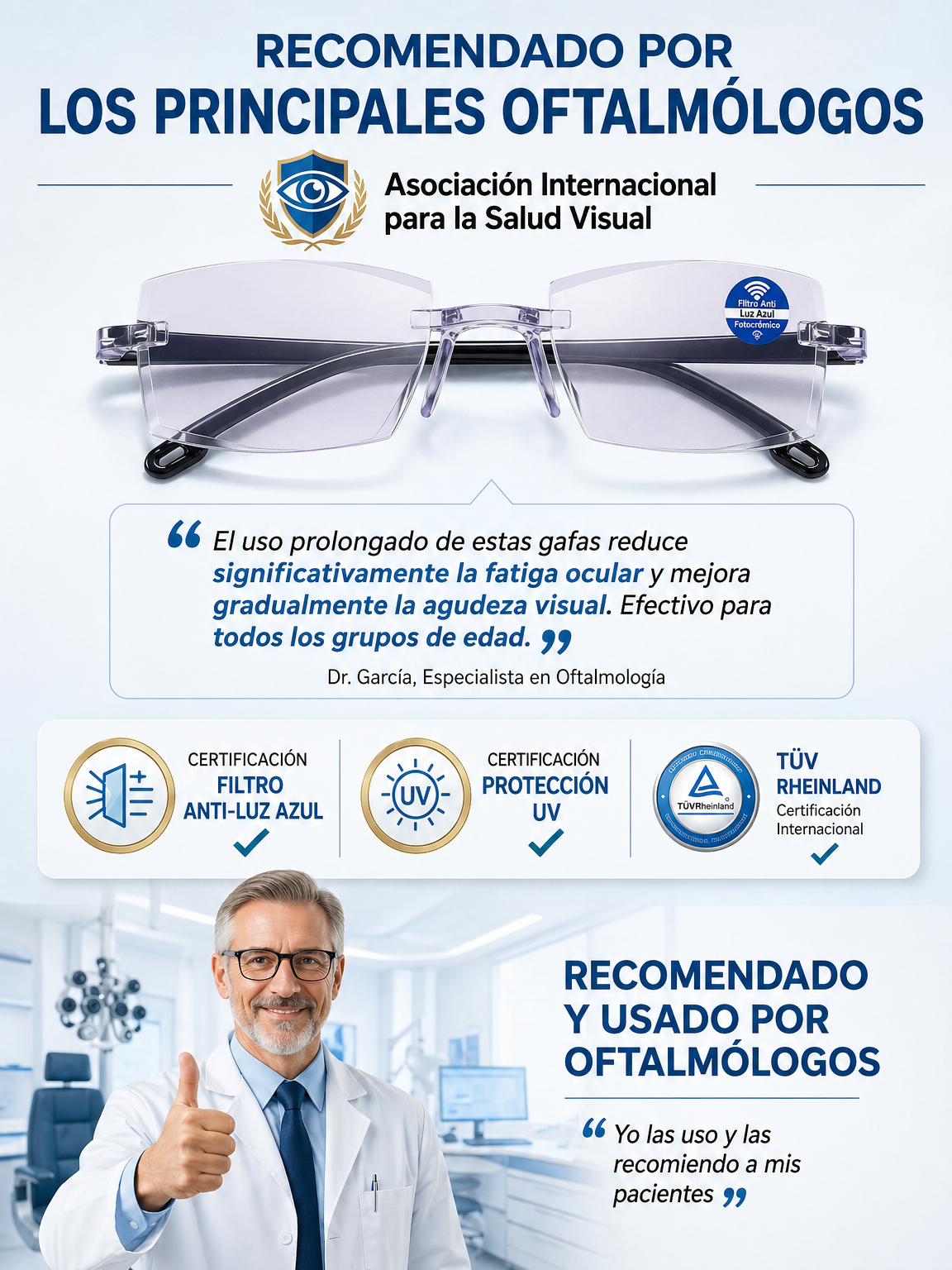 Las gafas que te acompañarán toda la vida: Ultraligeras y con autoenfoque
