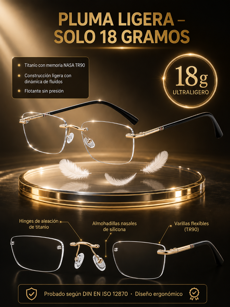 👓 Ajuste en tiempo real – ¡Sin necesidad de cambiar de micas! Gafas de lectura sin montura con corte de diamante y protección contra luz azul - Selección de marca