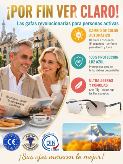 Las gafas que te acompañarán toda la vida: Ultraligeras y con autoenfoque