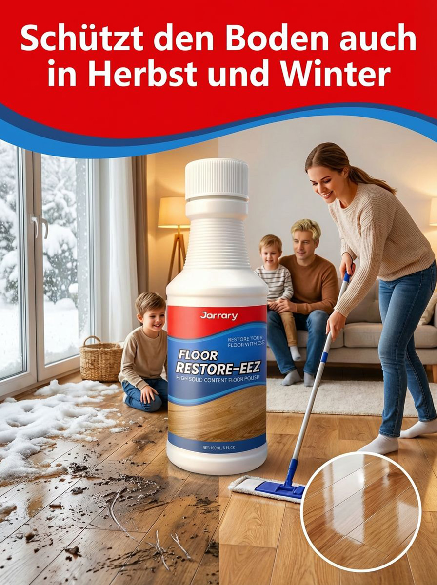 【Altes Zuhause wird neues Zuhause】Holzboden-Reparatur- und Poliermittel