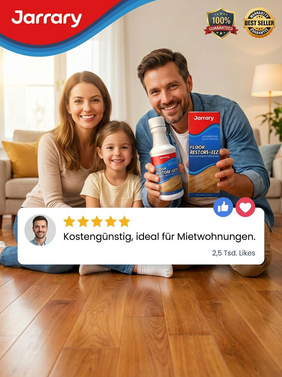 【Altes Zuhause wird neues Zuhause】Holzboden-Reparatur- und Poliermittel