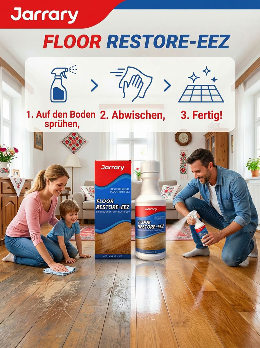 【Altes Zuhause wird neues Zuhause】Holzboden-Reparatur- und Poliermittel