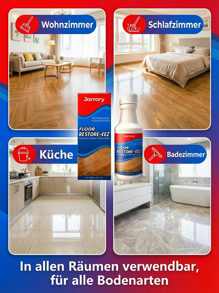 【Altes Zuhause wird neues Zuhause】Holzboden-Reparatur- und Poliermittel