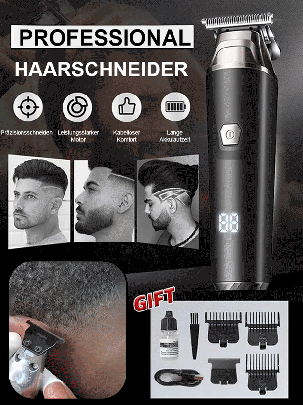 Professioneller elektrischer Haarschneider für den Heimgebrauch.