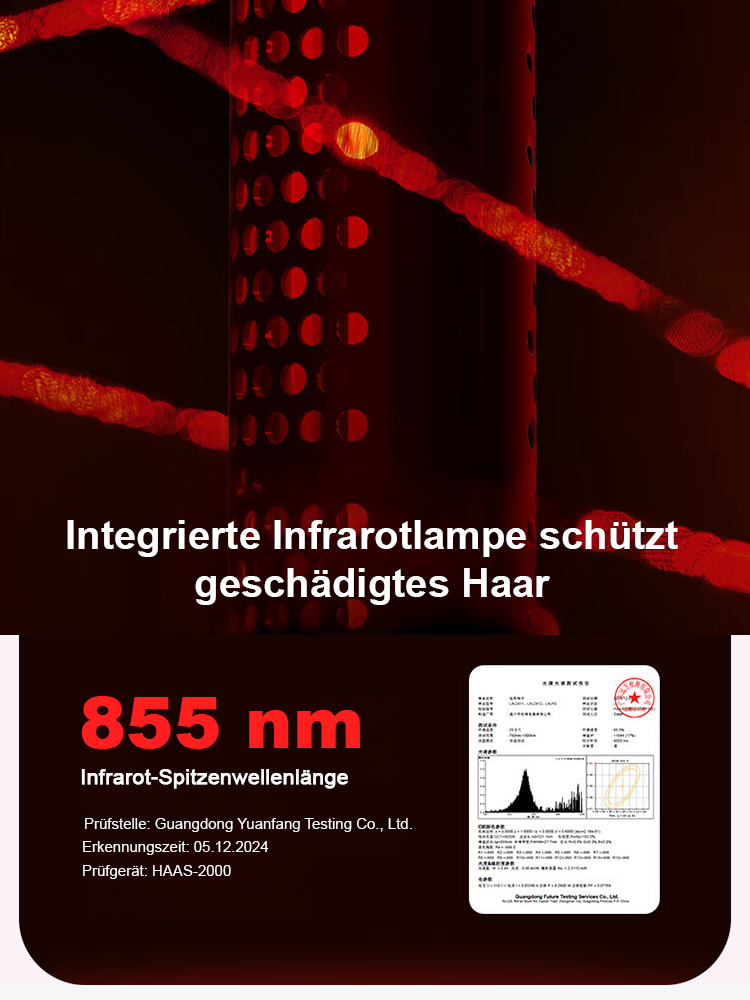Salon-Qualität Negativ-Ionen-Lockenstab | Dauerhaft Haarschonend | 3 Jahre Garantie
