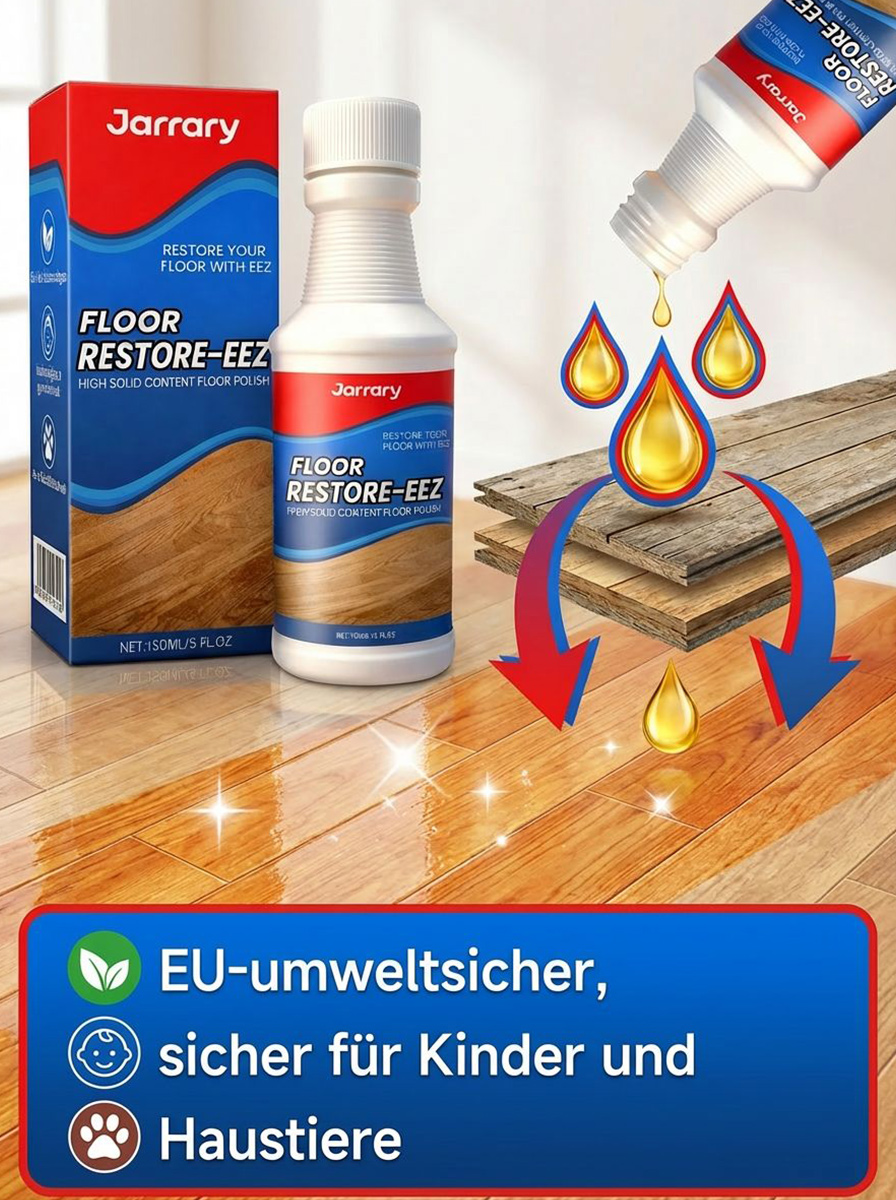 【Altes Zuhause wird neues Zuhause】Holzboden-Reparatur- und Poliermittel