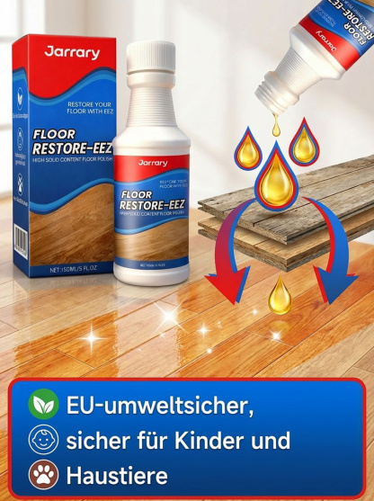 【Altes Zuhause wird neues Zuhause】Holzboden-Reparatur- und Poliermittel