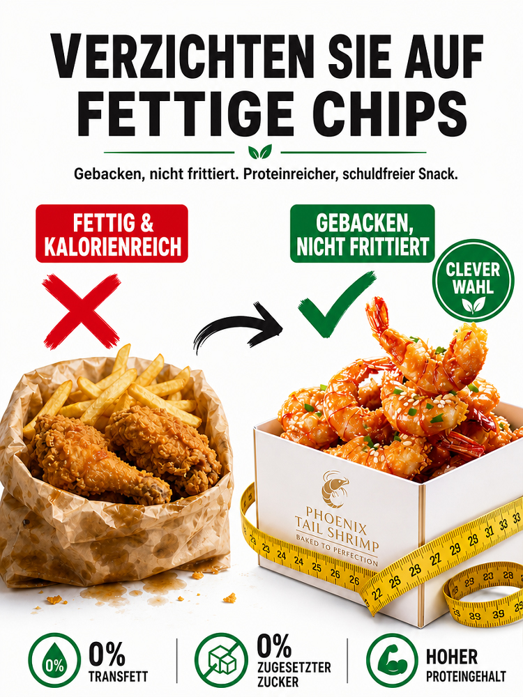 🔥 Verzehrfertige Premium Wildfang Goldene Garnelen | High-Protein & Ohne Reue & Michelin-Geschmack