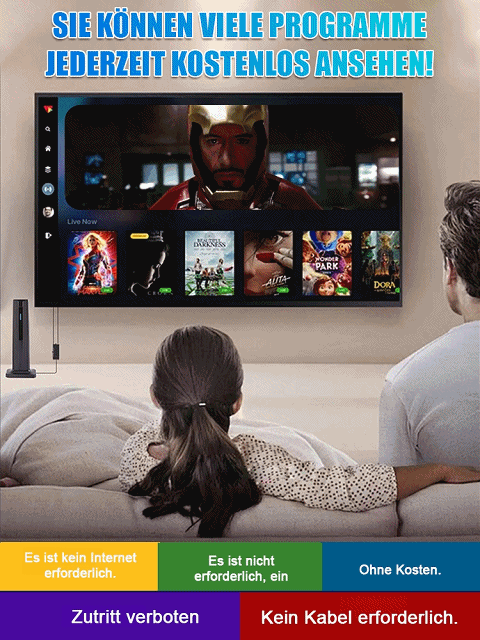 Hochleistungs-Digitalfernsehantenne