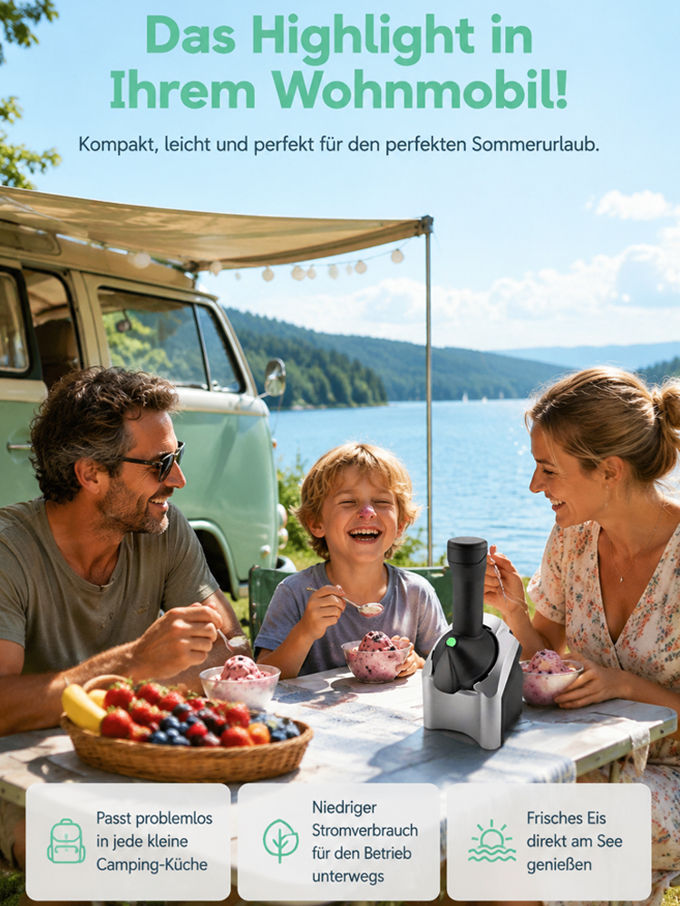  100% Natürlicher Fruchteisbereiter (Eis ohne Zucker in 60 Sek.)
