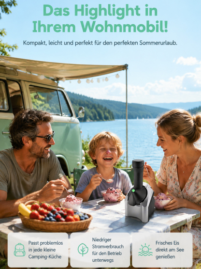  100% Natürlicher Fruchteisbereiter (Eis ohne Zucker in 60 Sek.)