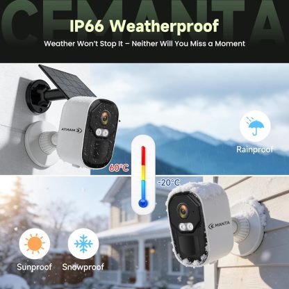 2K Security Cameras Wireless Outdoor,No Subscription Required, Dual-Band 2.4G/5G WiFi, AI Motion Detection Siren Alarm, 2-Way Audio, Full-Color Night Vision, 3-Month Battery Life (Standard B)