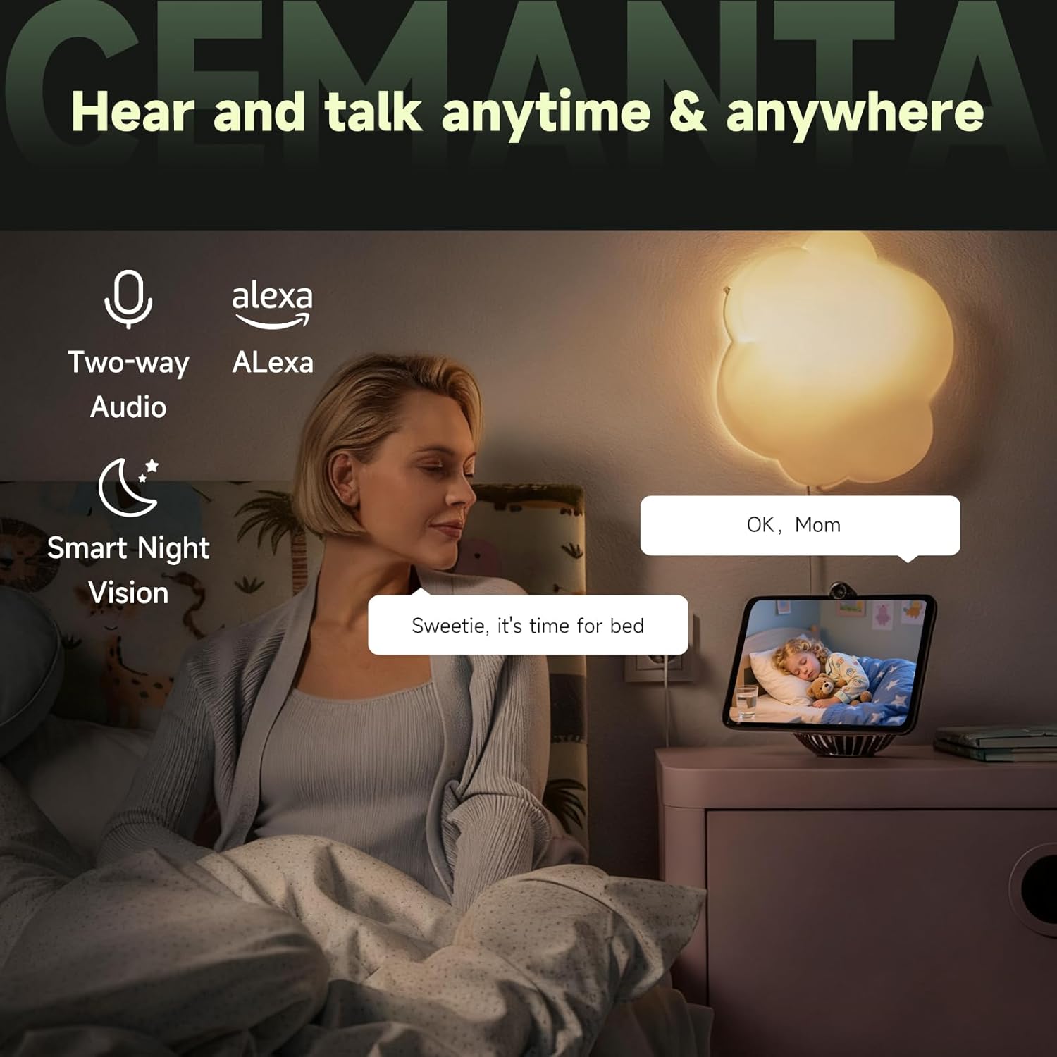 2K Indoor Pet Security Camera for Dog Cat, Lifetime No Monthly Fee, Dual-Lens, 360° Pan Tilt Pet & Baby Monitor with Phone App, AI Human & Pet Detection, WiFi 6, Compatible with Alexa