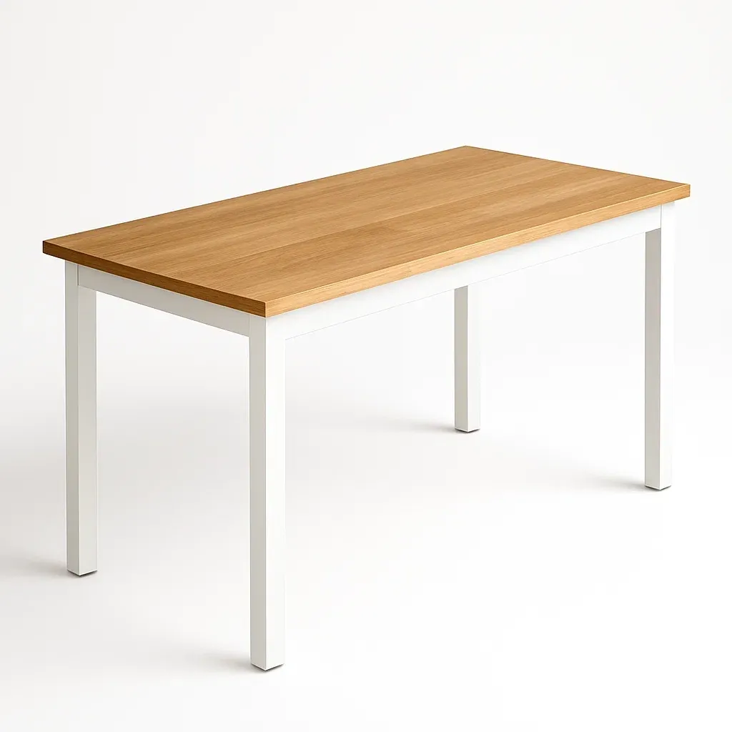 Esstisch mit rechteckiger Tischplatte aus mitteldichter Faserplatte-SOFMAXIO