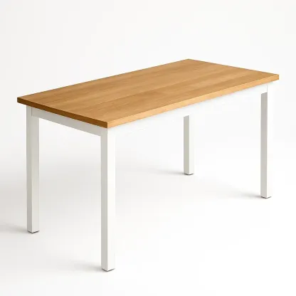 Esstisch mit rechteckiger Tischplatte aus mitteldichter Faserplatte-SOFMAXIO