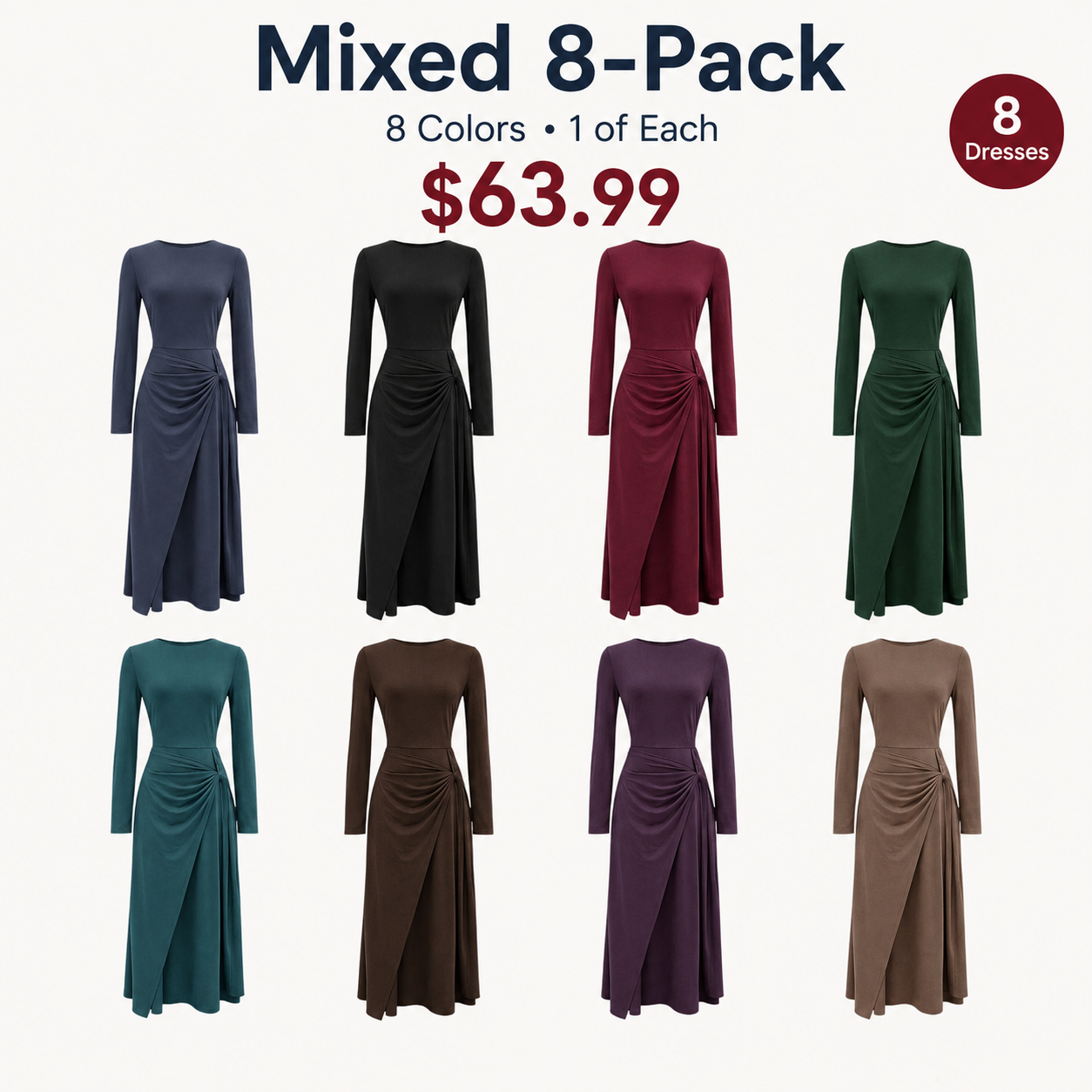 Mixed 8-Pack dress bundle image