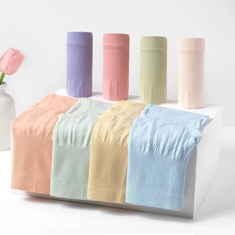 🔥🩲 7 kusů – limitovaná nabídka! Vysoký pas | Antibakteriální a pohodlné | Sucho a komfort po celý den 💖【💝Valentýnská nabídka】