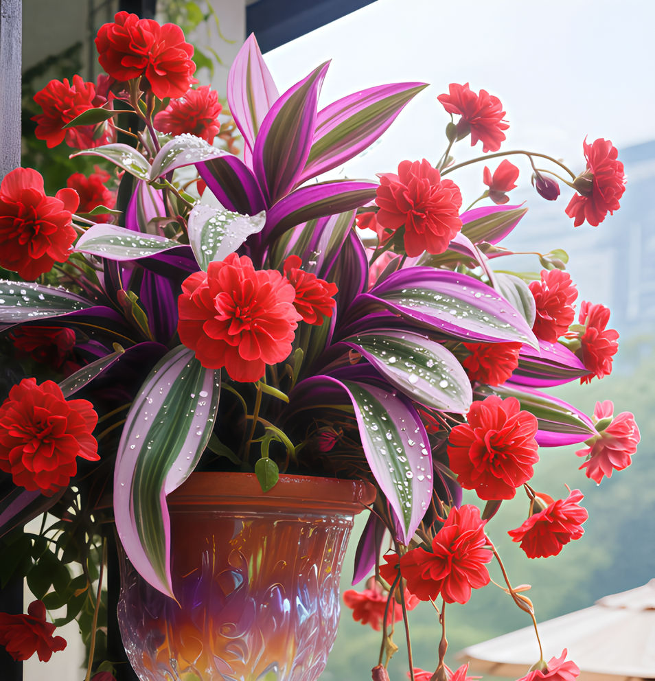 🌼 Semená voňavej rastliny Golden Baby Giant Spider | Zlaté okraje listov · sladká vôňa