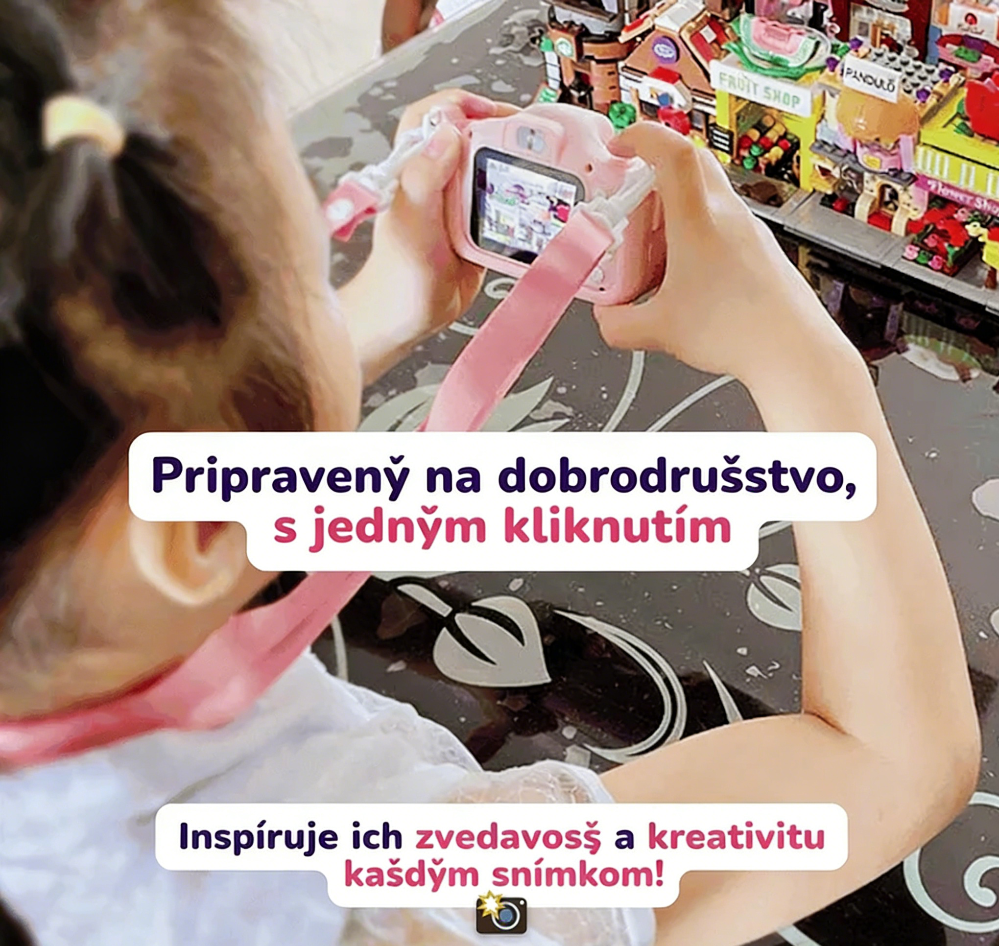 Detský fotoaparát s tlačou