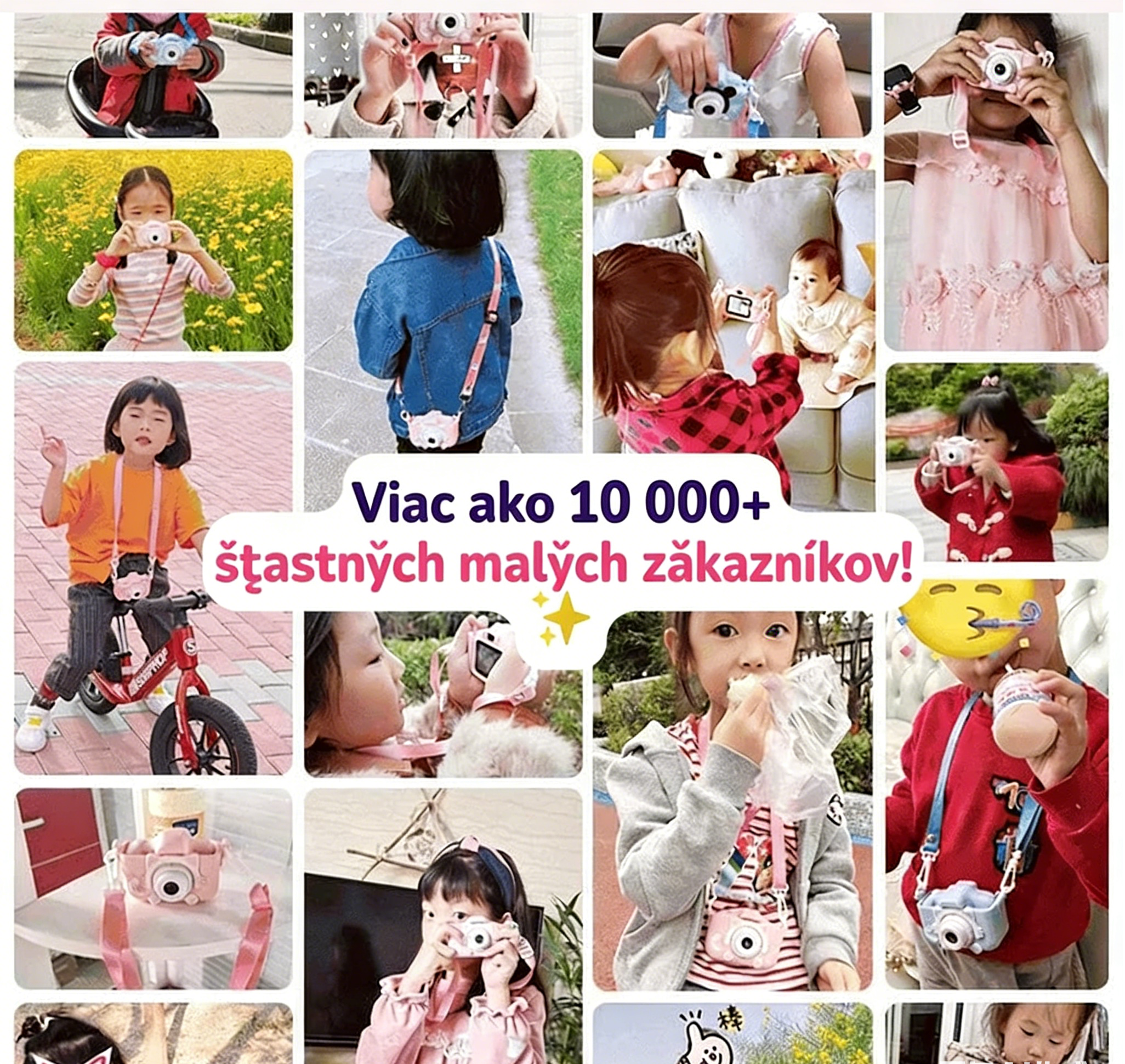 Detský fotoaparát s tlačou