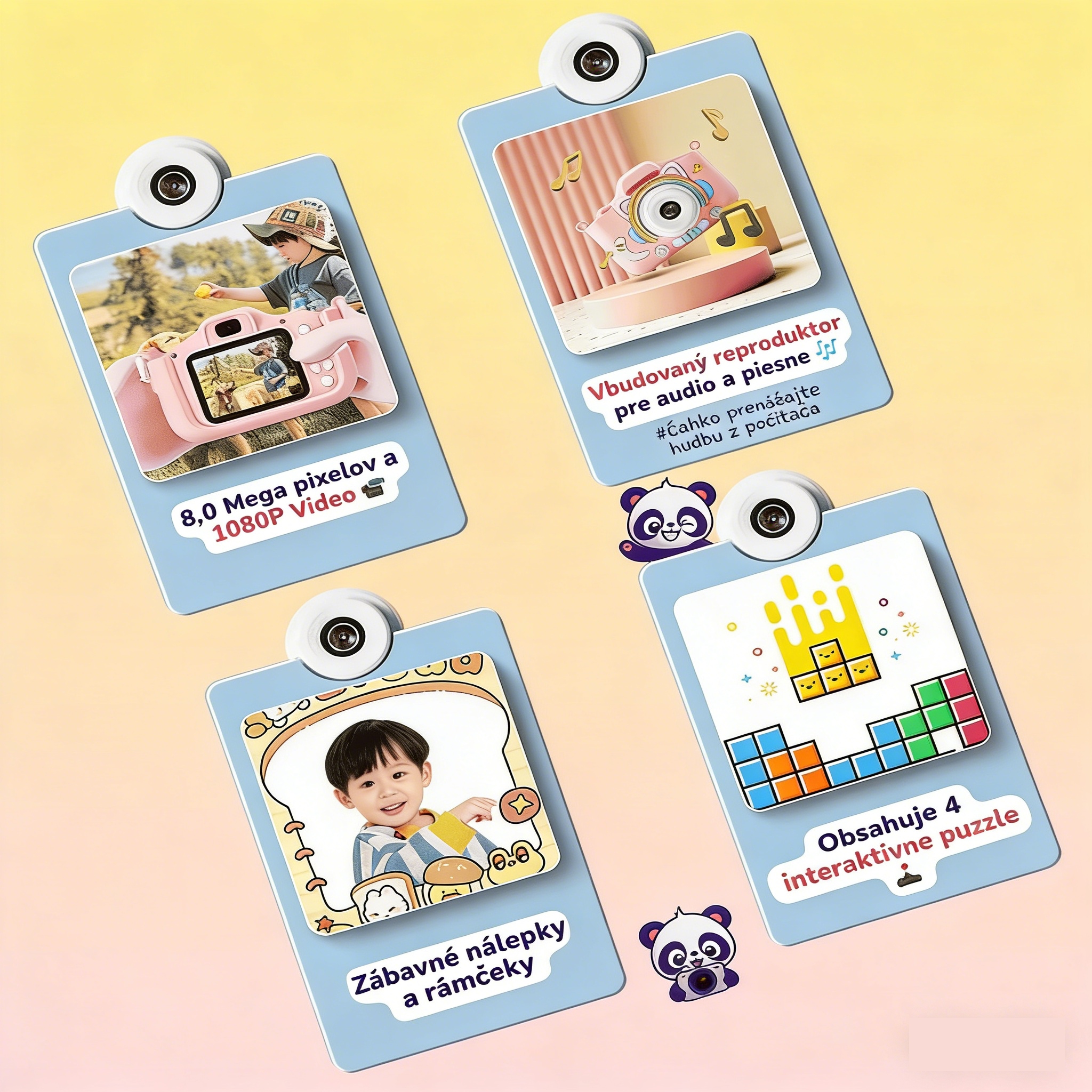 Detský fotoaparát s tlačou