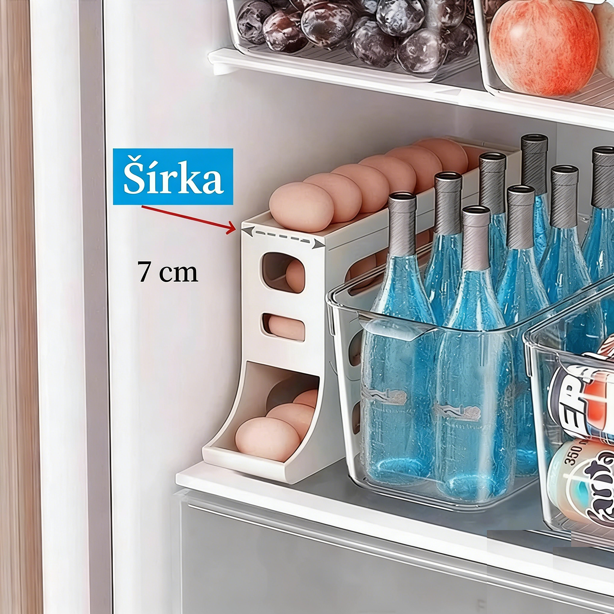 Držiak na vajcia do chladničky, Automatický dávkovač vajec