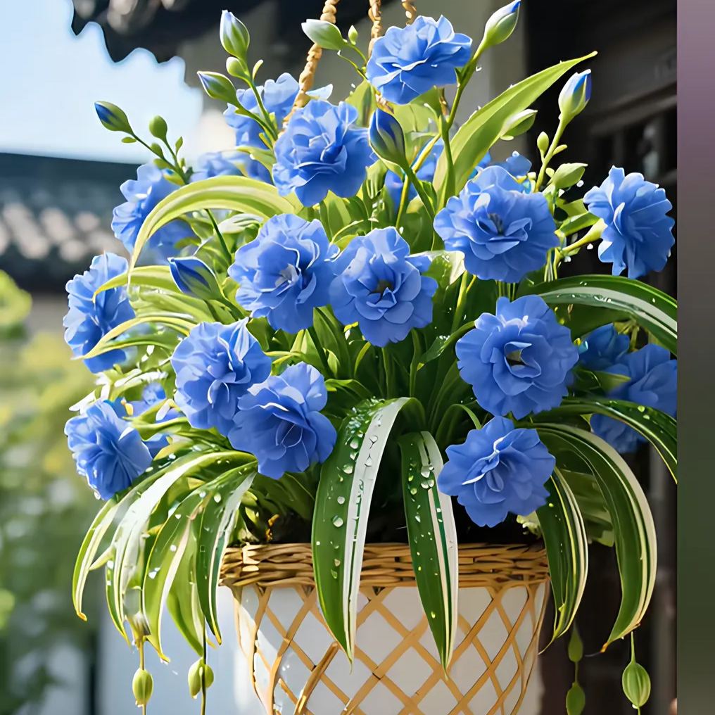 🌼 Semená voňavej rastliny Golden Baby Giant Spider | Zlaté okraje listov · sladká vôňa