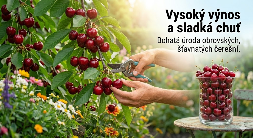 🌟 Obrovské sladké čerešňové semienka – pestujte obrovské, šťavnaté čerešne doma! 🍒✨（50 semien/balenie）
