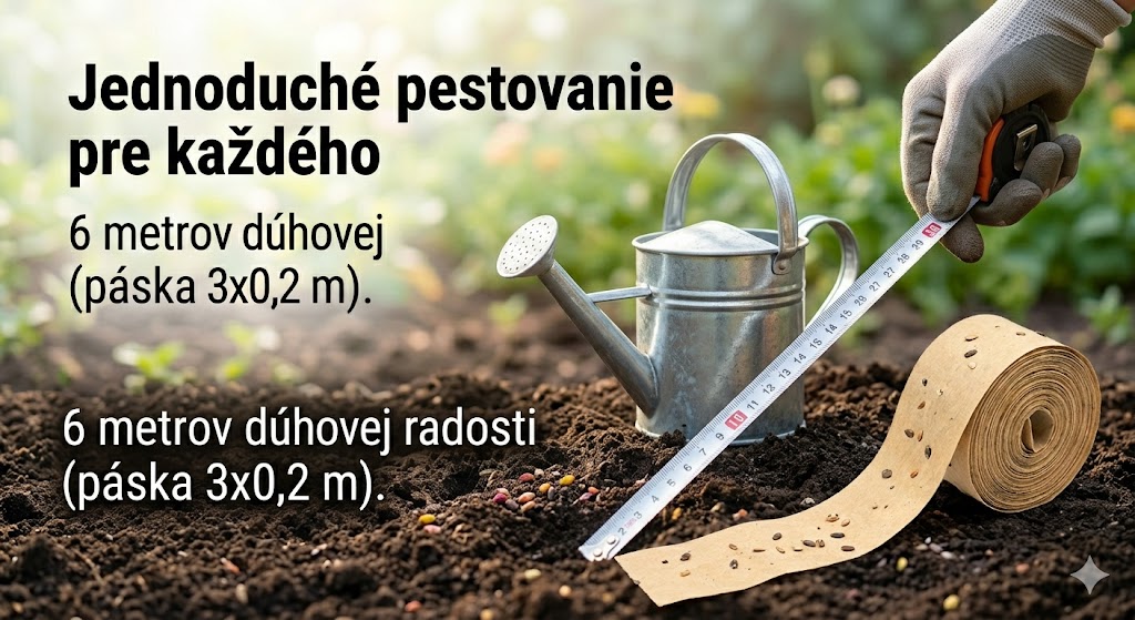 🌱Páska na semienka Tactodirecto™（Balenie semien 6 metrov (3 metre x 0.2 metre) ~ približne 600 semien）