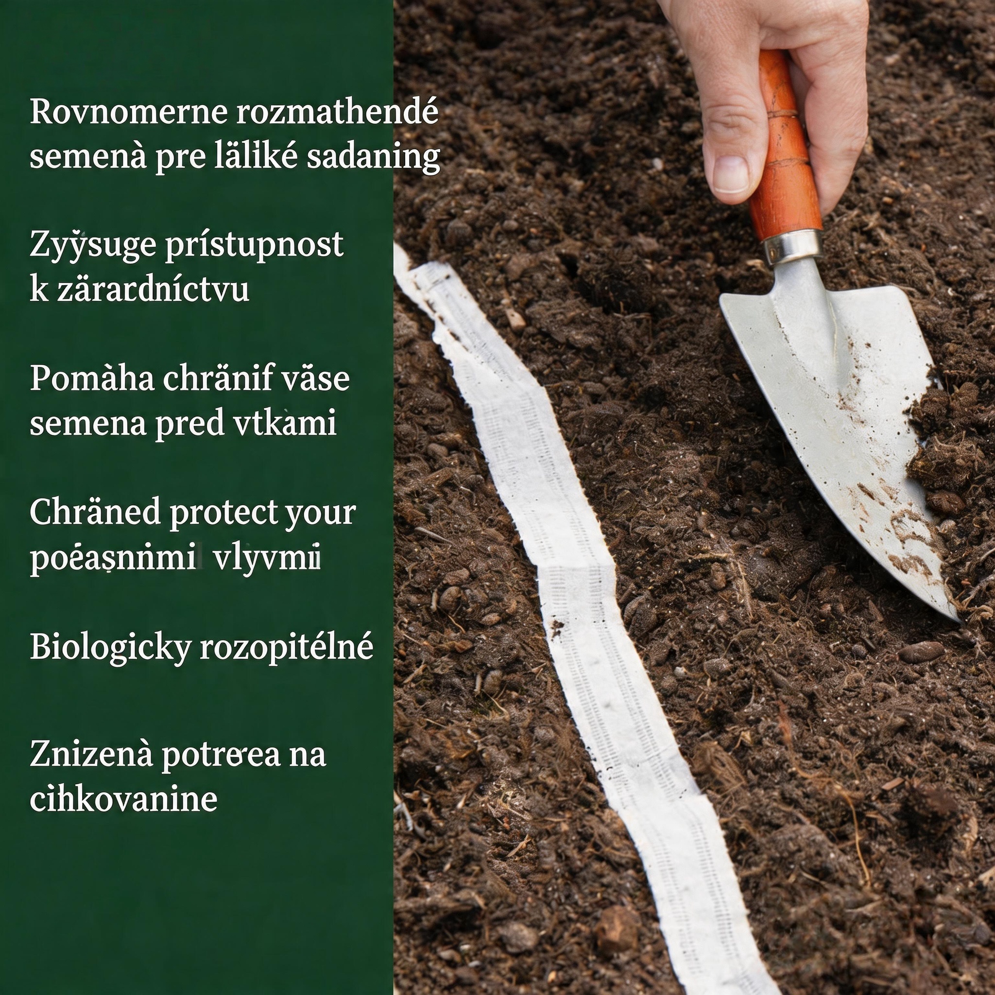 🌱Páska na semienka Tactodirecto™