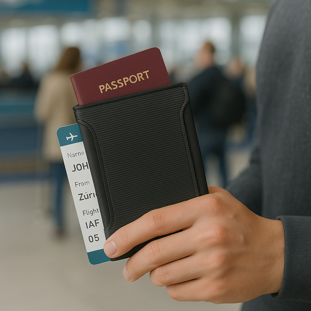 RFID cestovná peňaženka 🔐✈️ – držiak pasu 🛂 & cestovný organizér 🎒