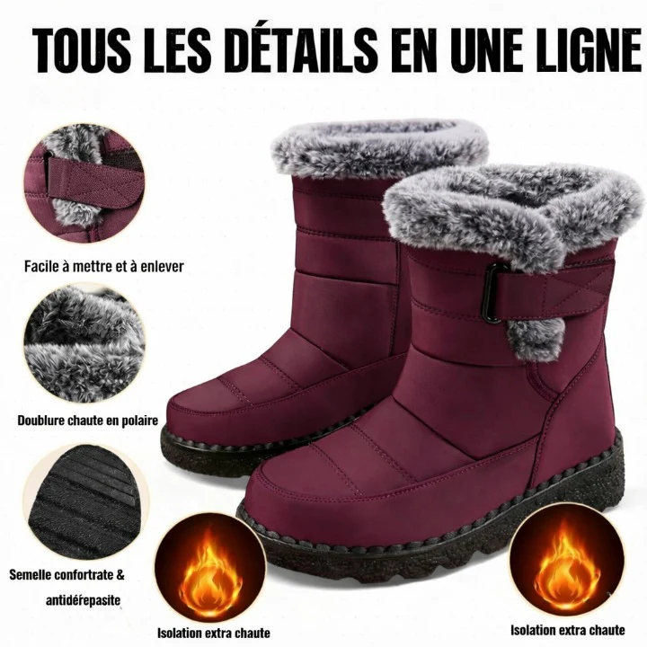 Zimné členkové topánky – zateplené flísom ❄️🧸, protišmykové 👣🛑 a nepremokavé 💧🛡️