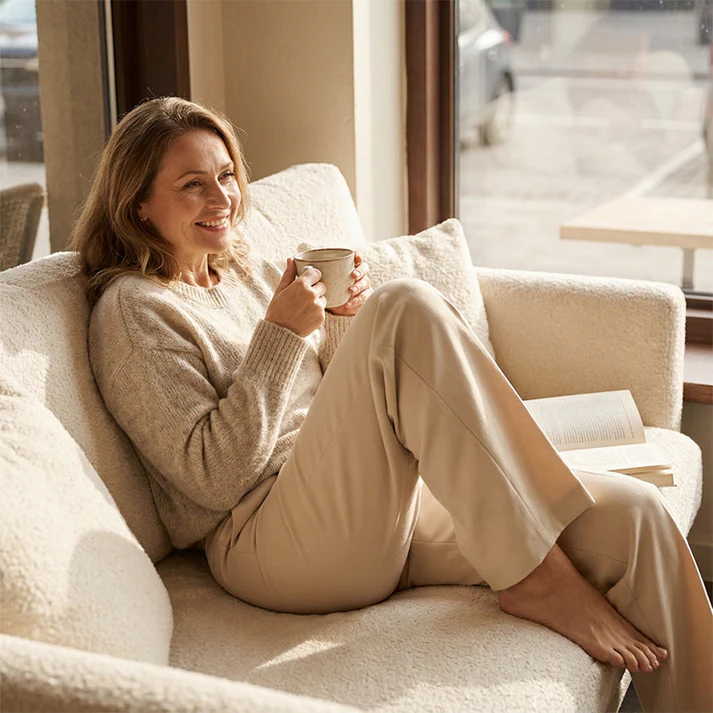 🔥 Dámske nohavice s vysokým pásom