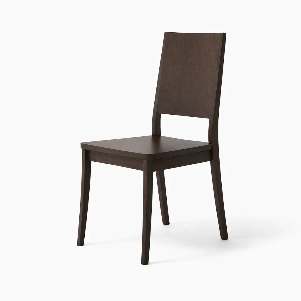 Esszimmerstuhl Holz Braun 45x50x85 cm-Mobetrix