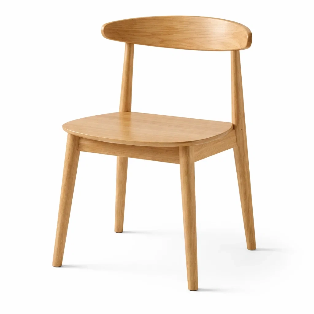 Esszimmerstuhl Eiche Natur 45x50x75 cm-Mobetrix