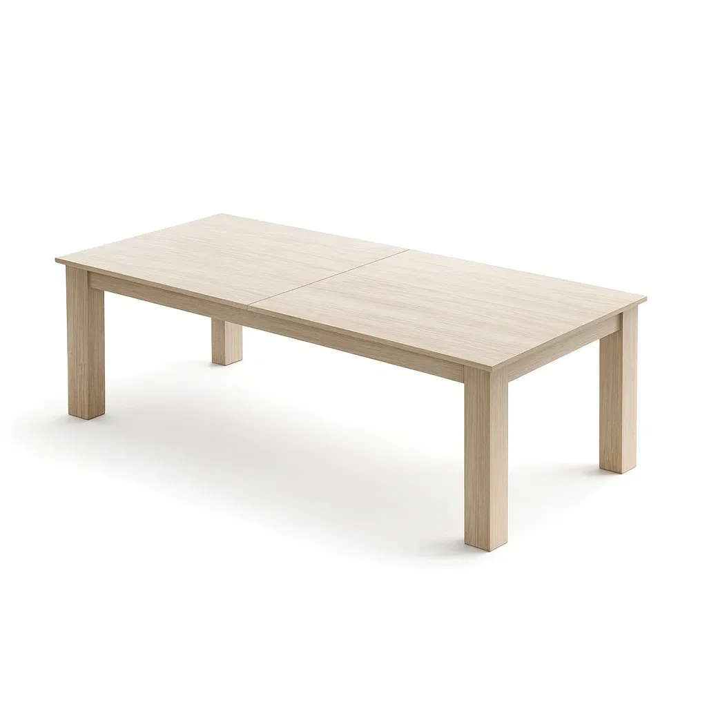 Esstisch aus Eichenholz 200x90x75 cm Natur-Mobetrix