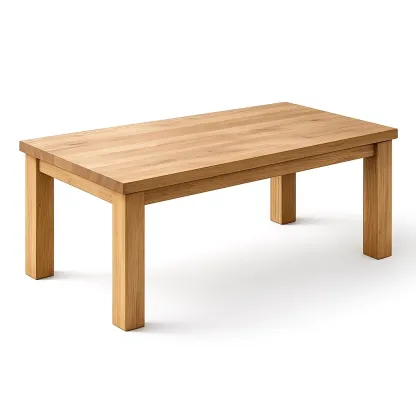 Esstisch Holz Rechteckig Natur 120x60x75 cm-Mobetrix