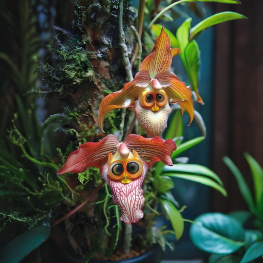 🌱 Vzácná rostlina! Neobvyklá orchidej ve tvaru opice 🐵🌺💫