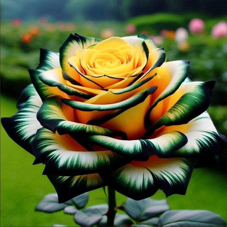 🌹 Vzácná semena růže s barvou Modrého měsíce 🌈 Snadná péče