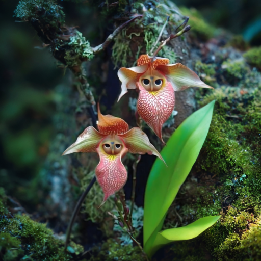 🌱 Vzácná rostlina! Neobvyklá orchidej ve tvaru opice 🐵🌺💫