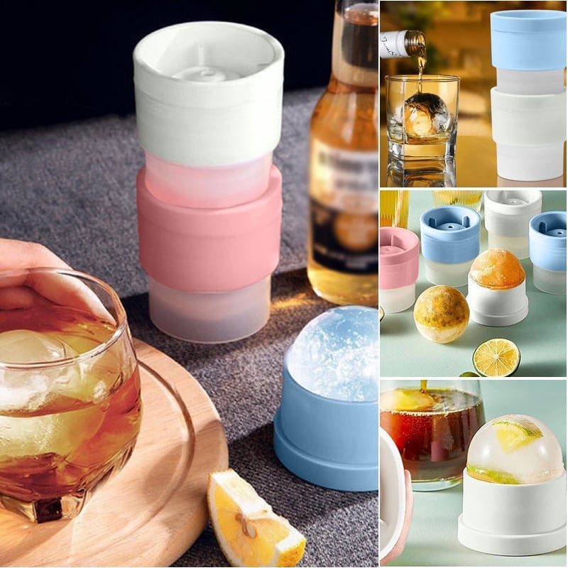 🧊 Forma na ledové koule – pro whisky, koktejly a bourbon 🧉