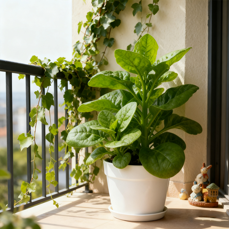 🌿 Vypěstujte si vlastní špenát Malabar s velkými listy ze semen – čerstvý, výživný a snadno sklízetelný