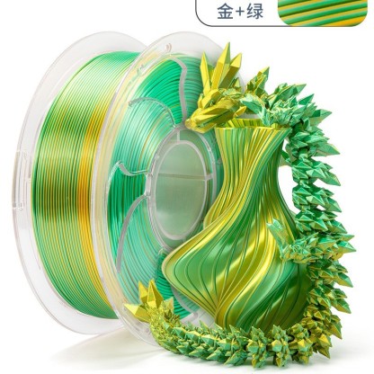 Beginner-Friendly Silk Dual-Color PLA Filament 1.75mm, 250g | Kriofy K250-PLA
