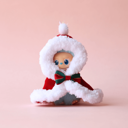 Santa Claus Cape for Labubu 4.0 - Pin for love