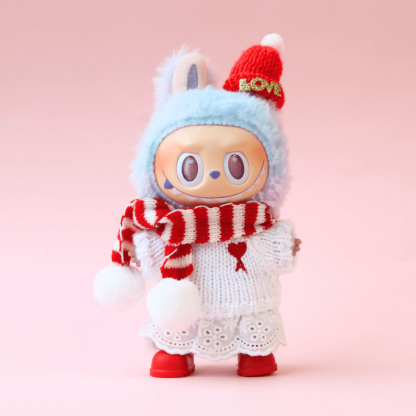 Ami Paris Cute Knit Outfit Set (5-Piece) for Labubu