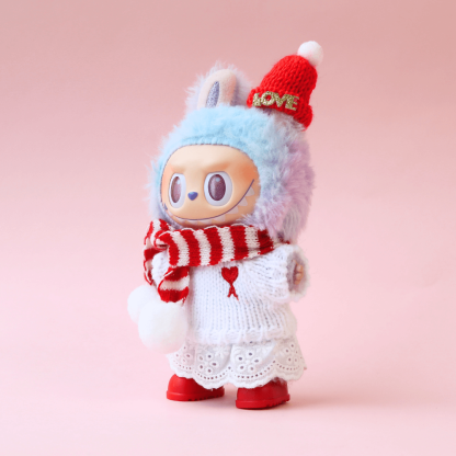 Ami Paris Cute Knit Outfit Set (5-Piece) for Labubu