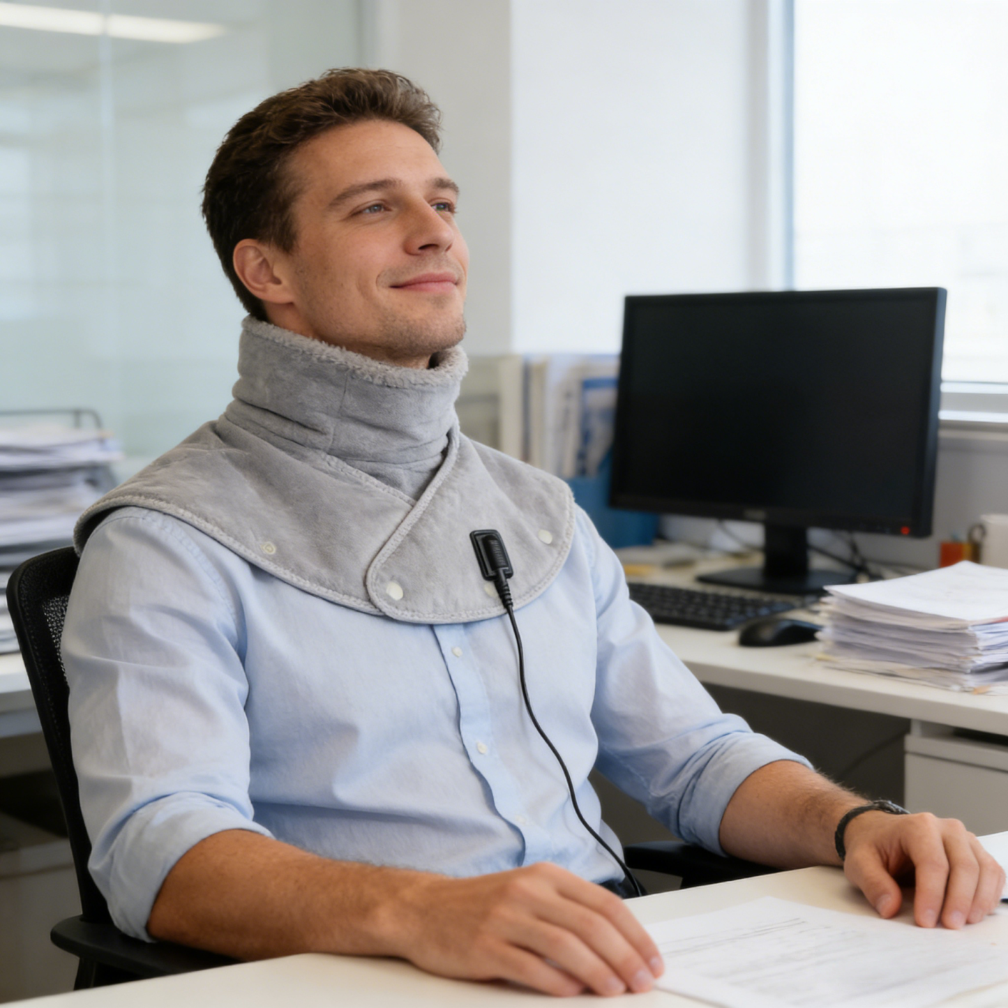 Elektryczny koc szalowy – Ciepło i Komfort na Co Dzień | 🔥 PÓŁ CENY – 50% TANIEJ! 🔥